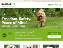 Tablet Screenshot of petcontainment.com